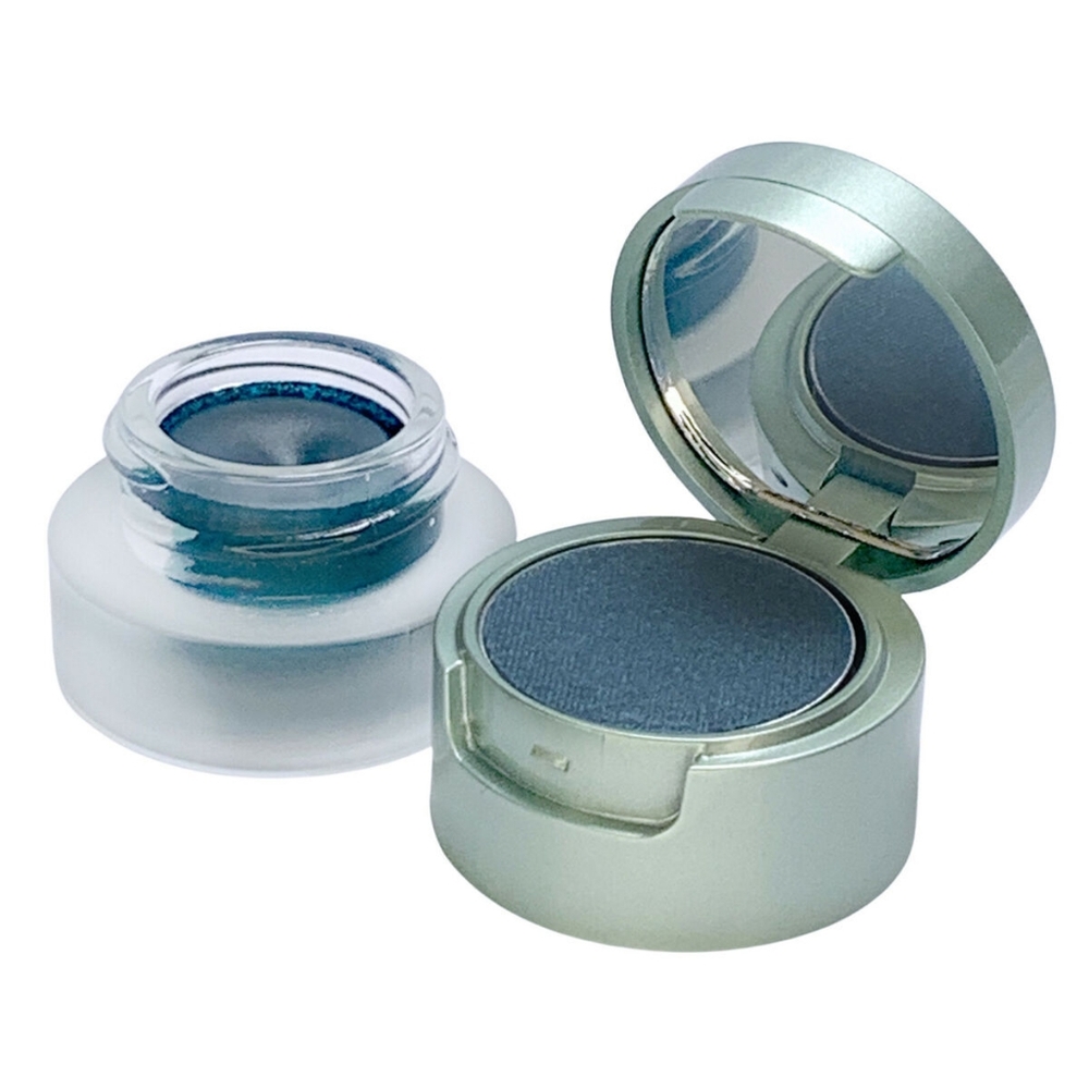 Mally New Silk Eyeliner powder Shadow Tidal Wave .12 Oz & .4oz